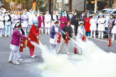 消防练习训练保平安